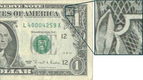 1 dollar bill owl spider. one dollar bill